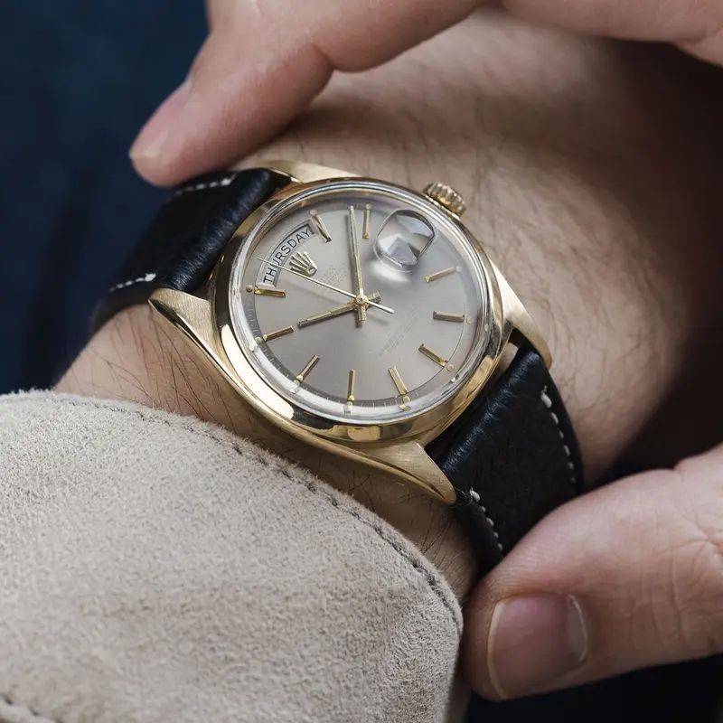 Rolex Day-Date Referenz 1802 Graues Sigma Zifferblatt