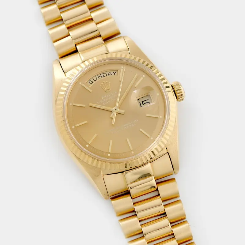 Rolex Day Date Yellow Gold Havana Dial 1803
