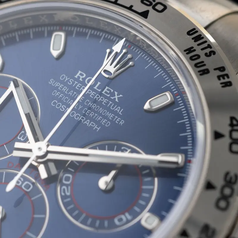 Rolex Daytona 116509 White Gold Blue Dial Full Set 2022