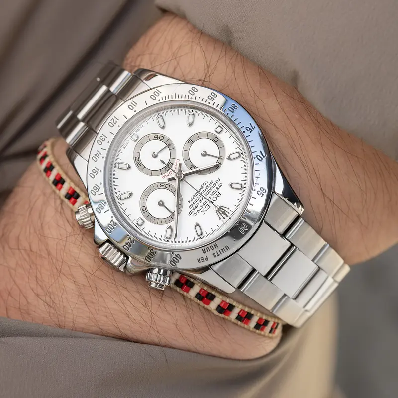 ROLEX DAYTONA 116520 Weißes Zifferblatt