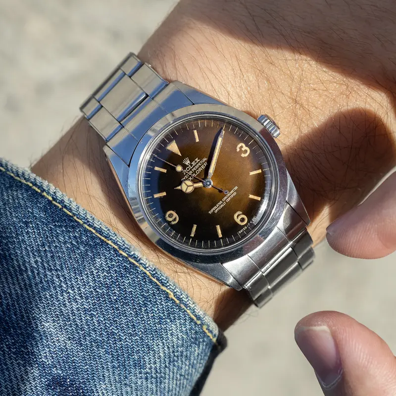 Rolex Explorer 1016 Gilt Tropical Zifferblatt