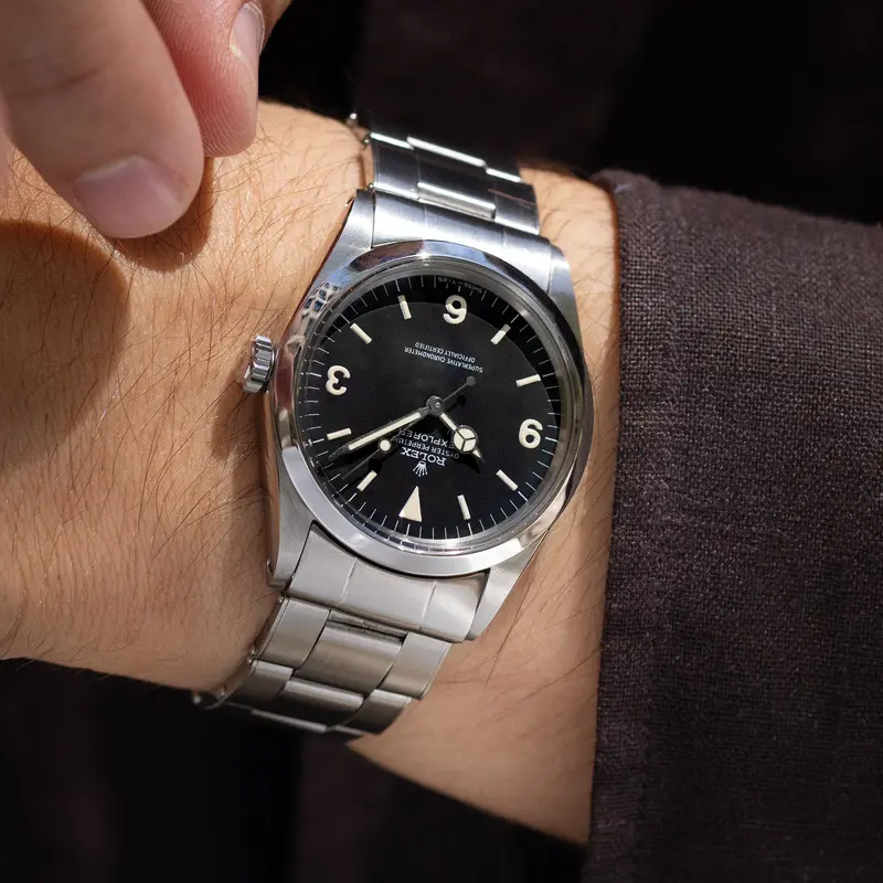 Rolex Explorer 1016 MK1 Frog Foot Dial with Box and Papers