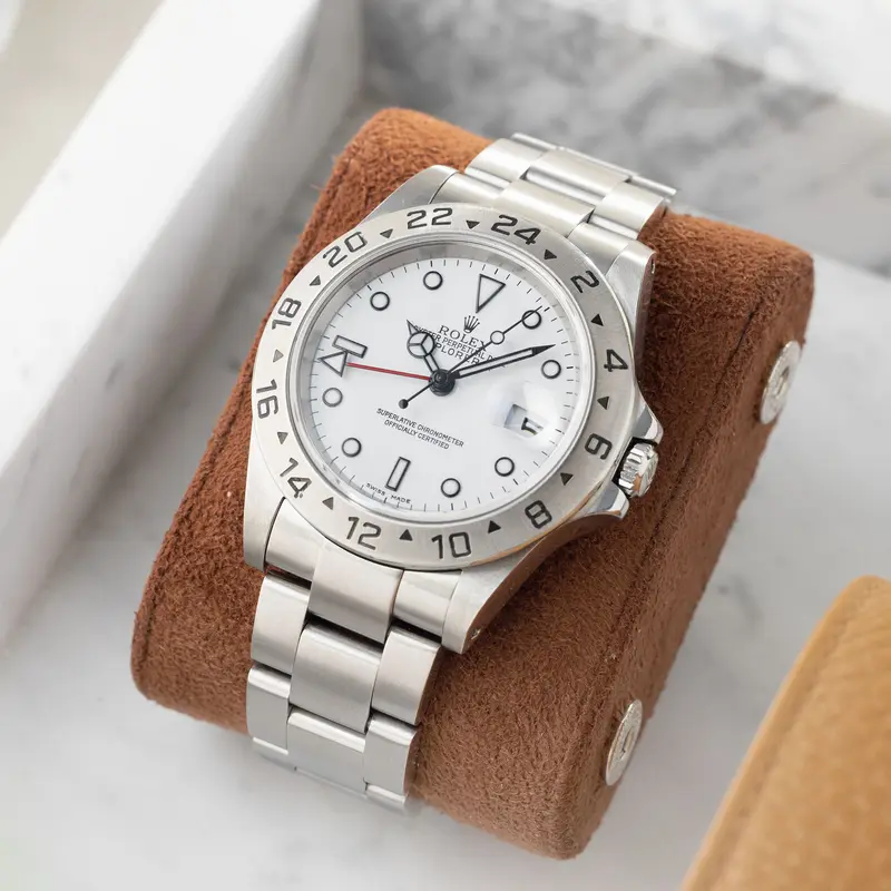 Rolex Explorer 2 Referenz 16570 Polar Zifferblatt