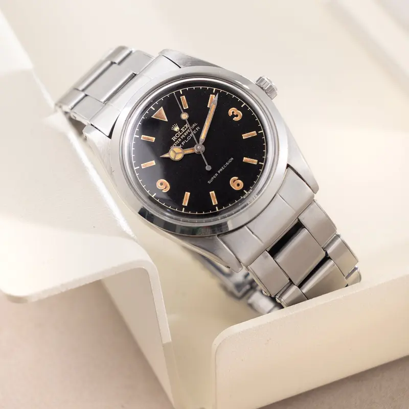Rolex Explorer 5504 “Super precision” Gilt Chapter-ring Dial