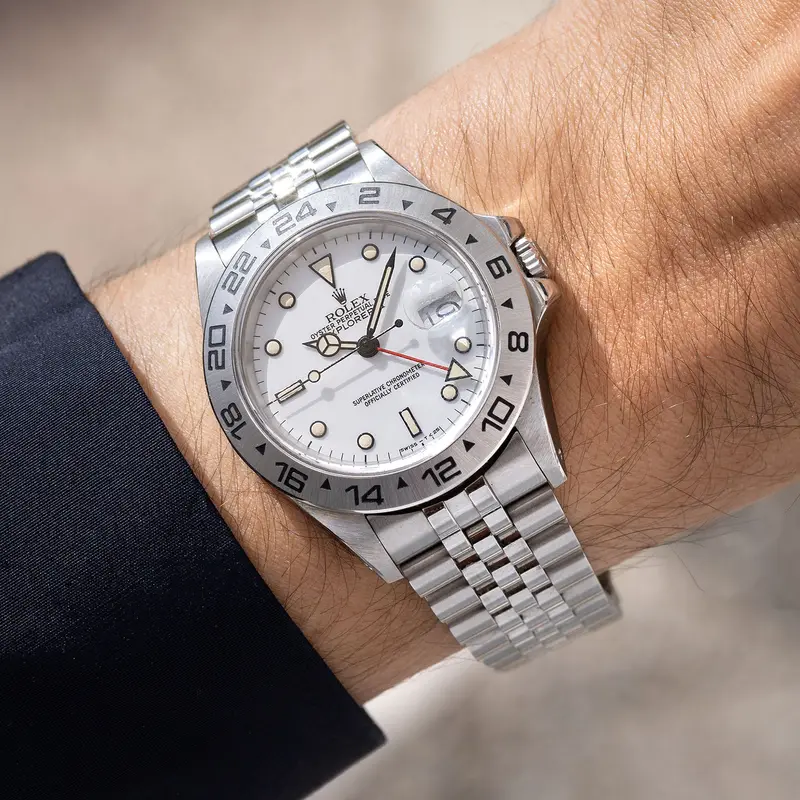Rolex Explorer II 16550 "Warm Patina dial" with super Jubilee