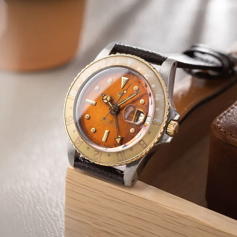 Rolex GMT-Master 1675 Bicolor Nipple Dial Root Beer