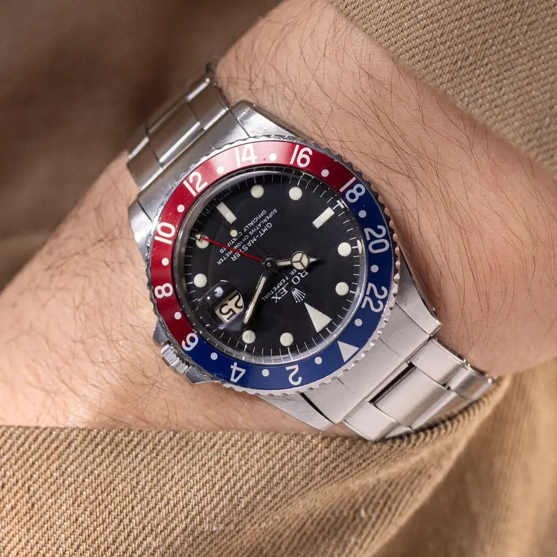 Rolex GMT-master 1675 MK0 Zinksulfide Zifferblatt