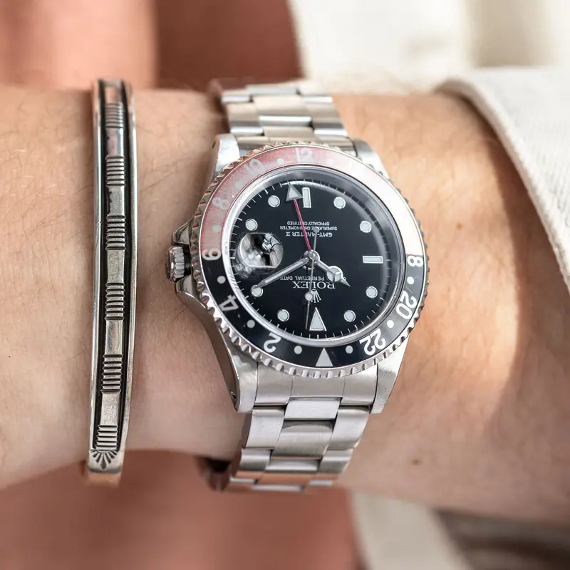 Rolex GMT-Master 2 16710 Swiss Only Dial Faded Coke Bezel