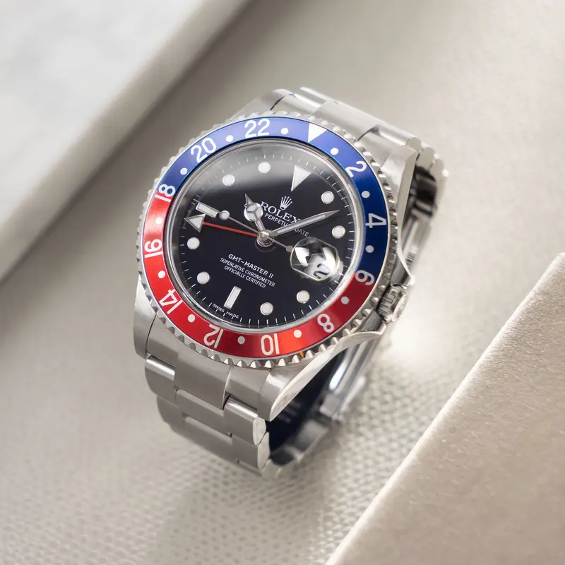 Rolex GMT-Master II 16710 Stick Dial with Original Guarantee Card