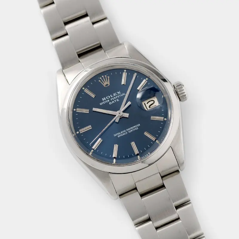 Rolex OP Date Reference 1500 Blue Dial