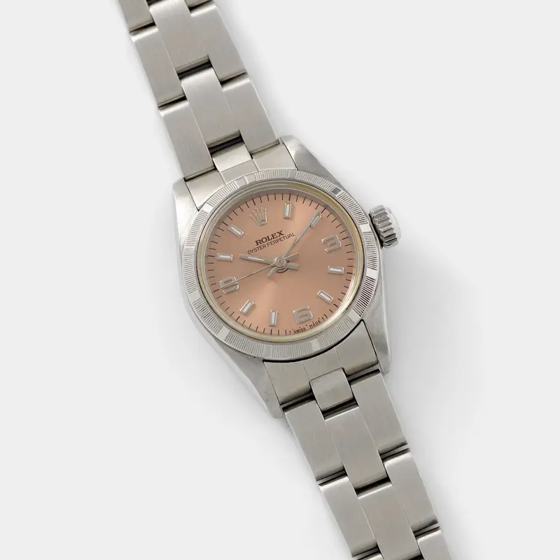 Rolex Oyster Perpetual Lady Ref 67230 Salmon Dial