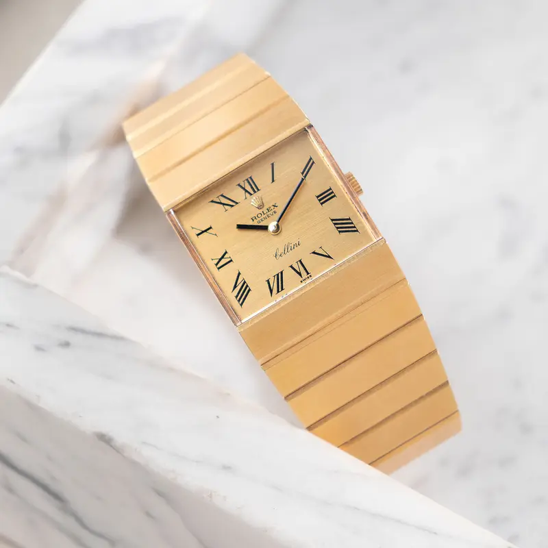 Rolex Queen Midas Referenz 4314 in 18 Karat Gelbgold mit Papieren