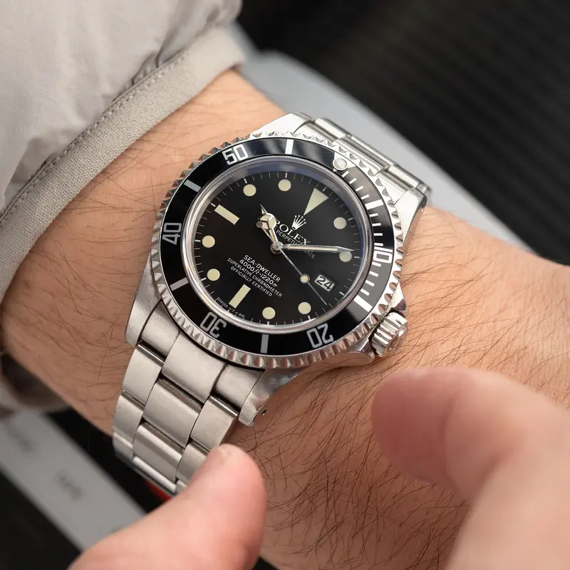Rolex Seadweller Referenz 16660 Mattes MK1 Zifferblatt