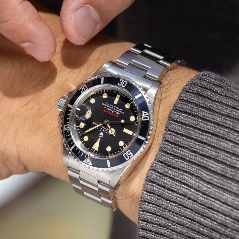 Rolex Submariner 1680 Red MK4 Dial with Vivid Patina