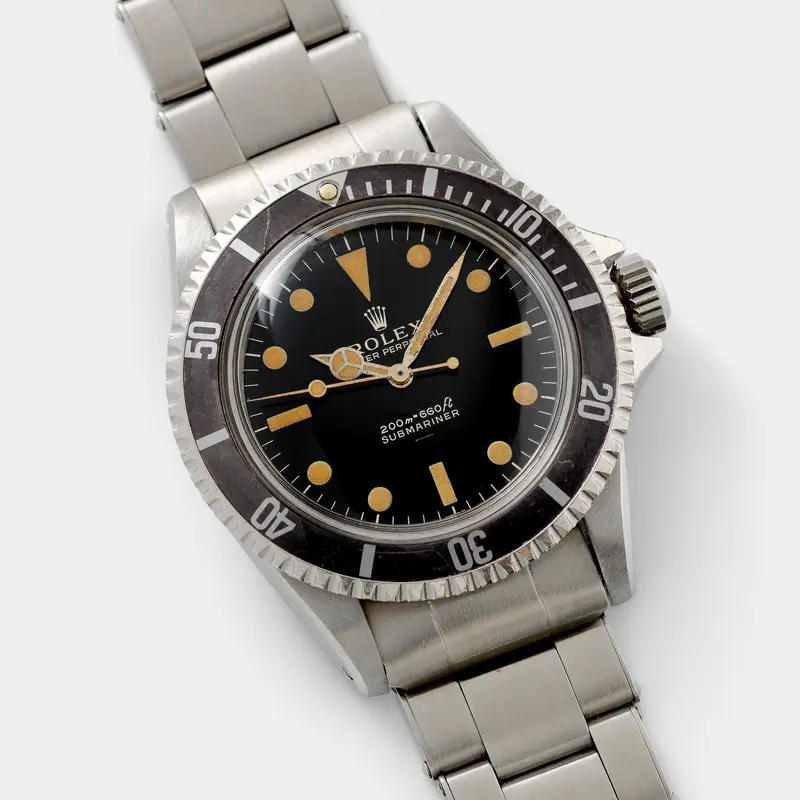 Rolex Submariner 5513 Gilt Underline White Swiss Only Dial