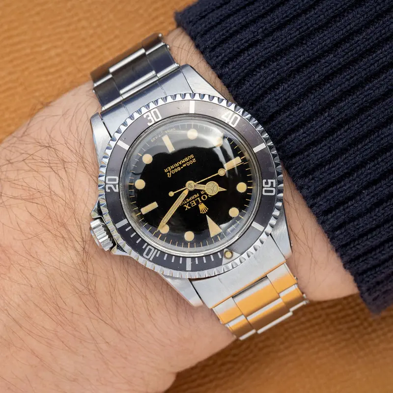 Rolex Submariner 5513 Gilt Zifferblatt