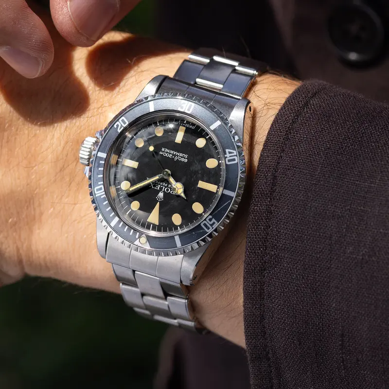 Rolex Submariner 5513 Maxi MK1 Dial with Vivid Patina