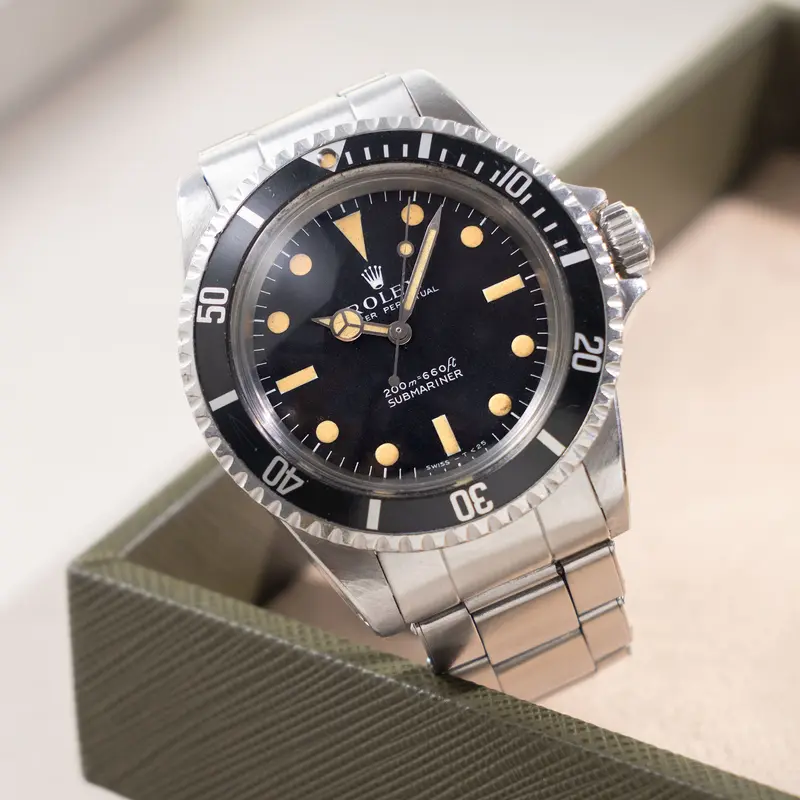 Rolex Submariner 5513 Meters First Dial with Vivid Patina