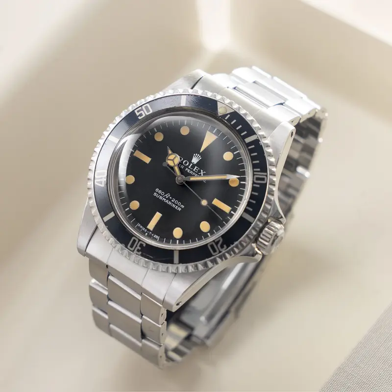 Rolex Submariner 5513 Non Serif Dial with Vivid Patina