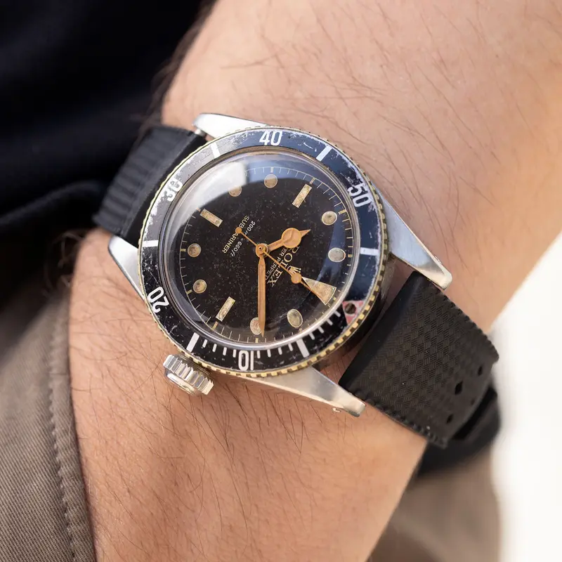 Rolex Submariner ref 6538 "Big Crown" Red Triangle Insert