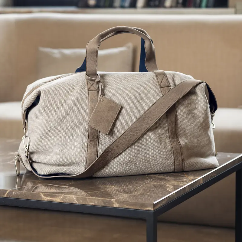 Rolex Taupe Coloured Travel Bag