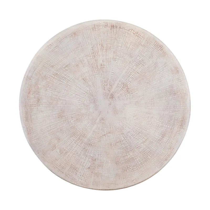 Rond Wandpaneel Raizo Aluminium Beige Large PTMD
