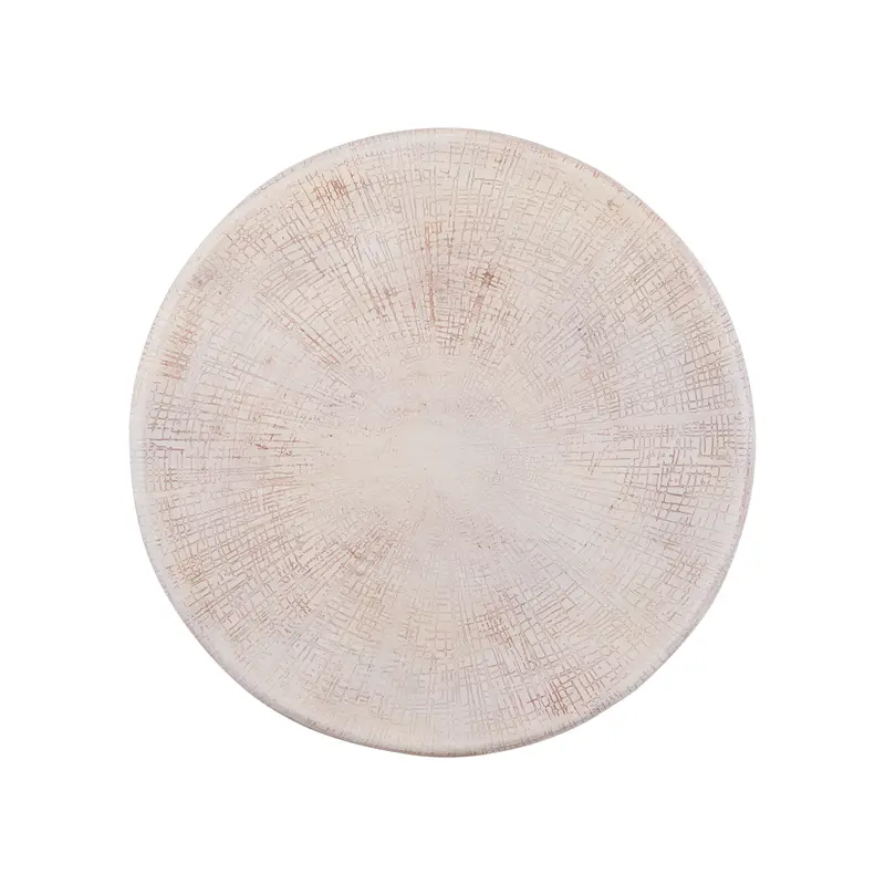 Rond Wandpaneel Raizo Aluminium Beige Small PTMD