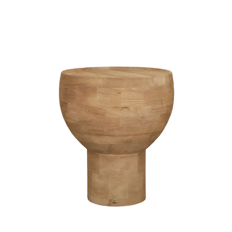 Ronde Sidetable Erno Mangohout Naturel PTMD