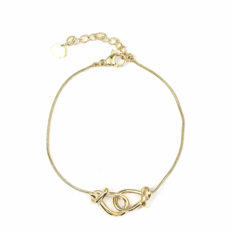 Rose & Camellia armband double knot