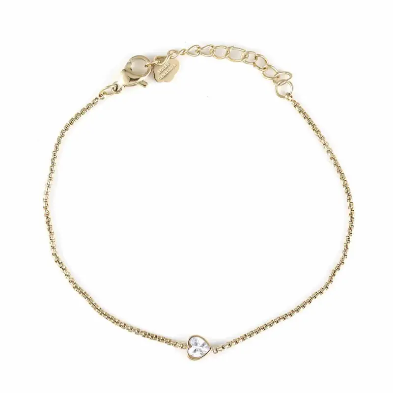 rose & camellia armband little shiny heart