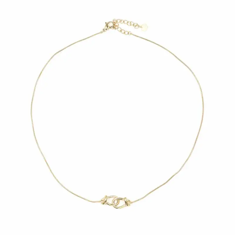 Rose & Camellia ketting double knot