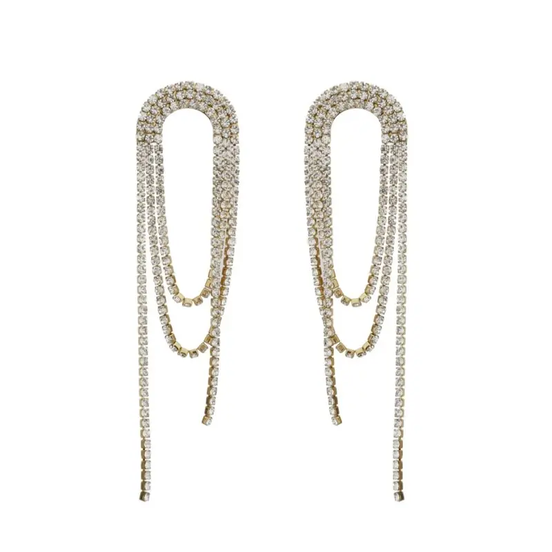 Rose & Camellia oorbellen sparkle glam (kies goud/zilver)
