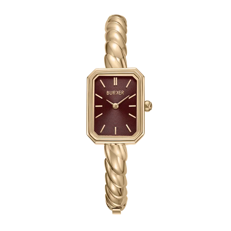 Rose Gold Burgundy
