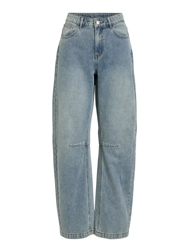 Rou Tiana barrel jeans blue