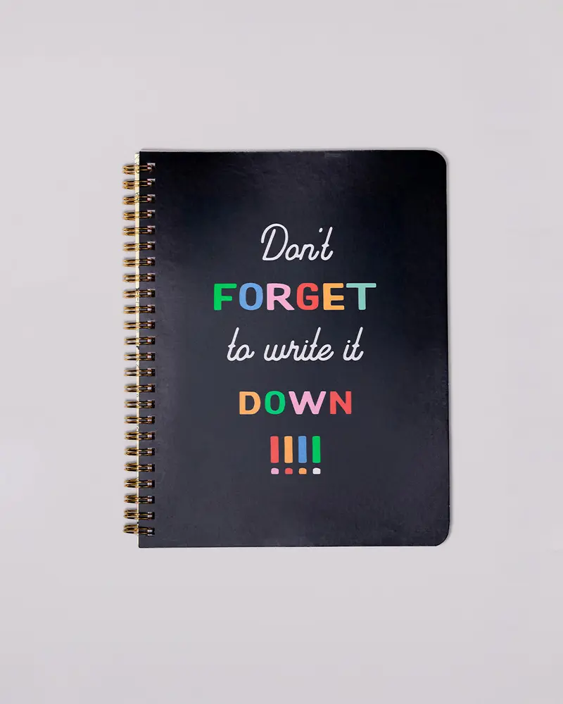 Rough Draft Mini Notebook - Don't Forget To Write It Down