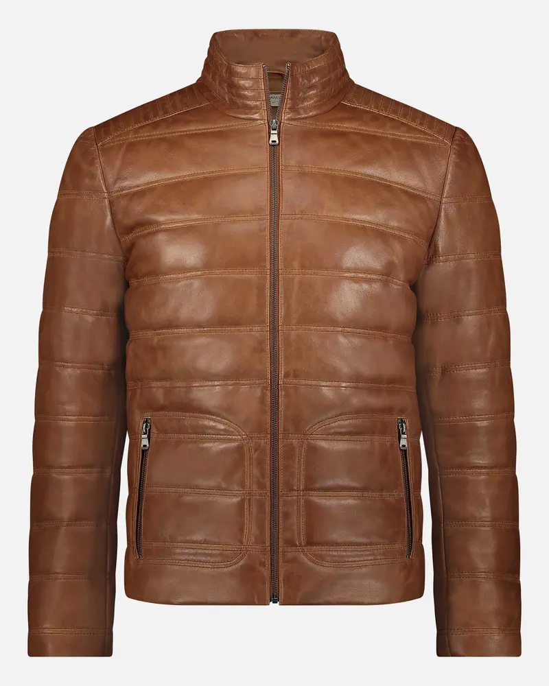 Rumford │ Leren Pufferjack