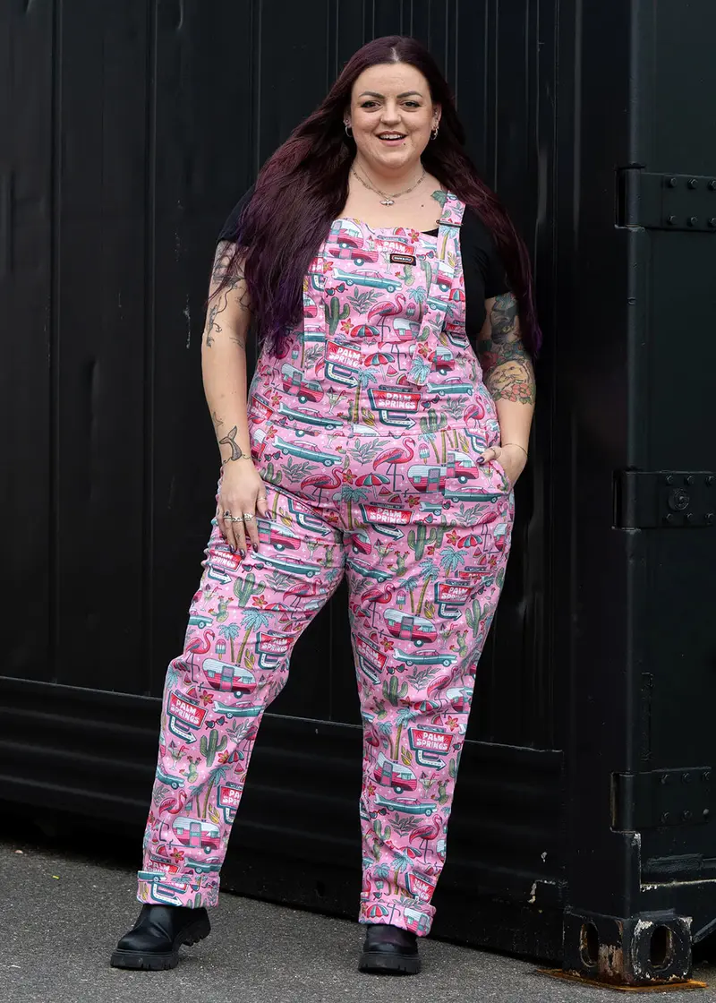 Run & Fly Palm Springs Pink Dungarees