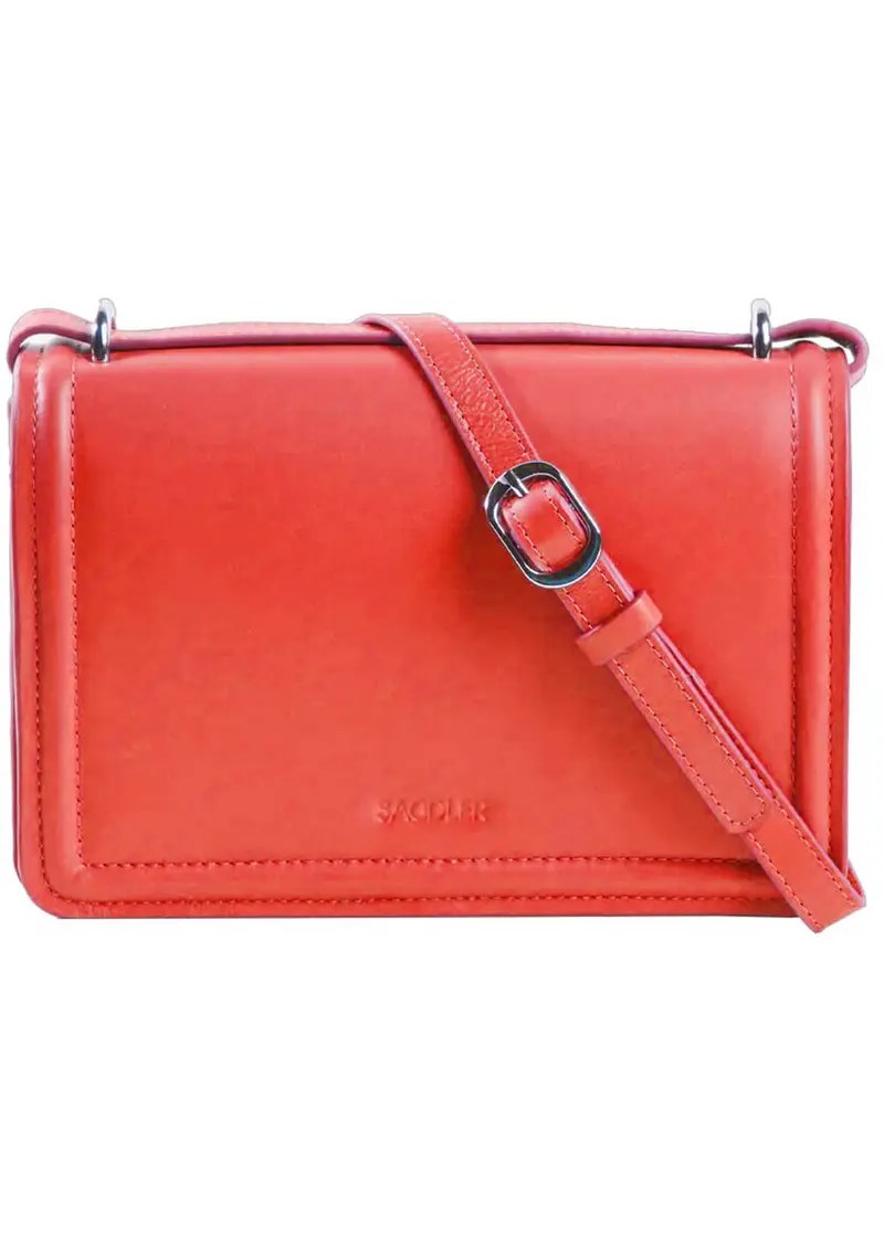 Saddler Kate Leather Shoulder Bag Red