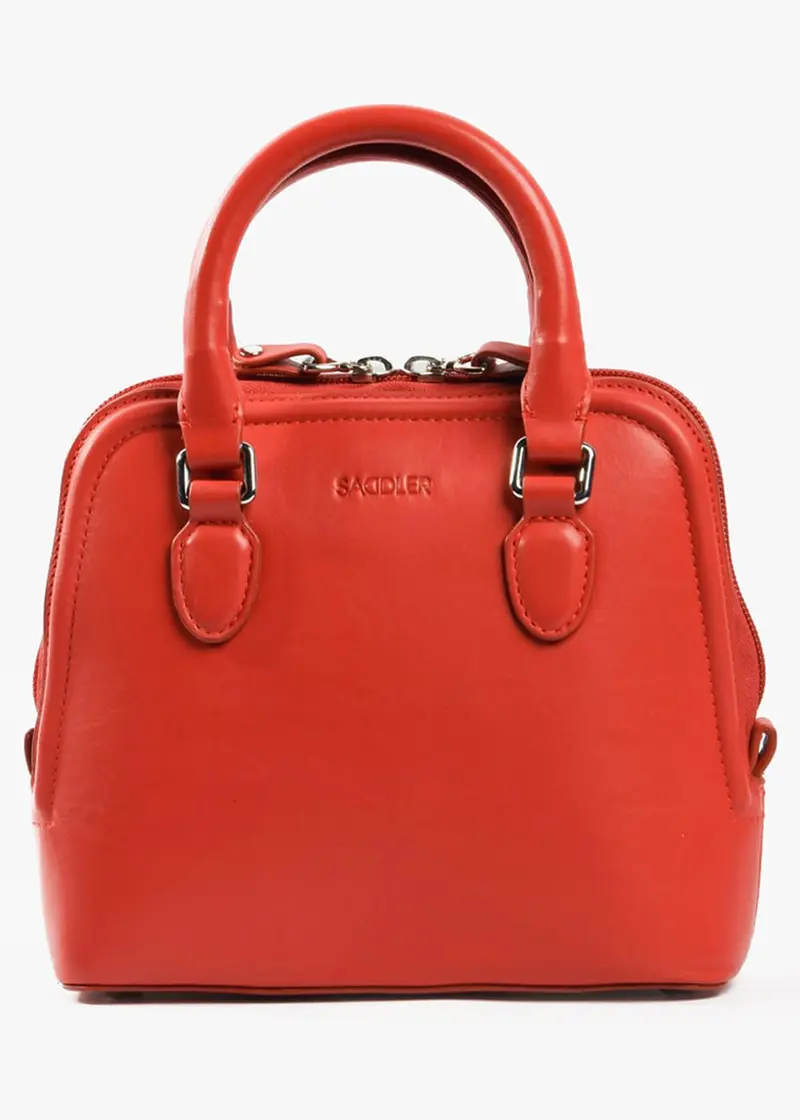 Saddler Kelly Leather Handbag Red