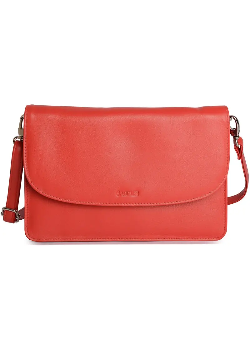 Saddler Olivia Leather Shoulder Bag Red
