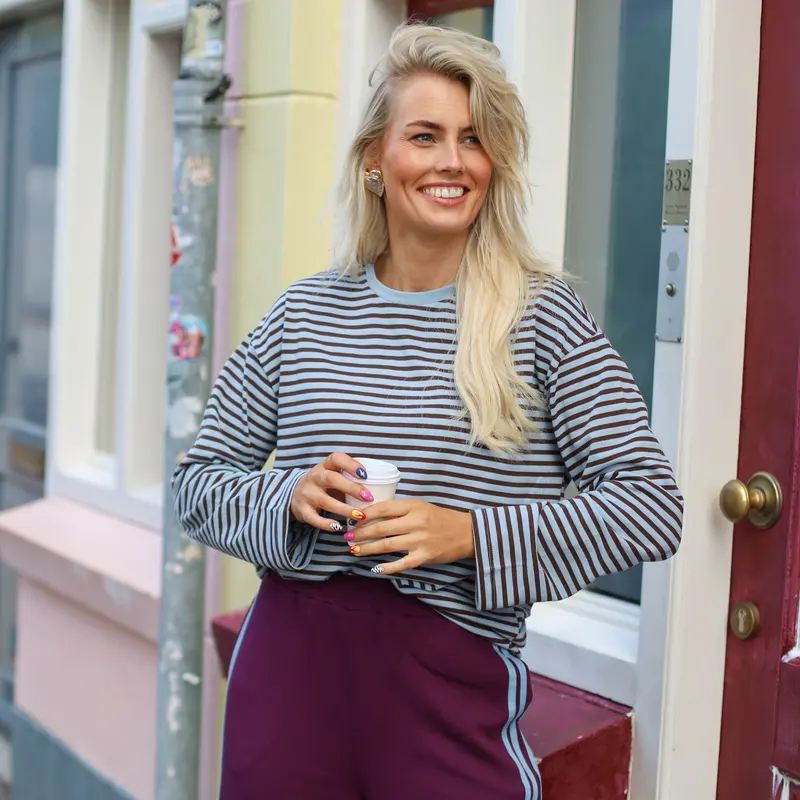 Sadie top cashmere blue