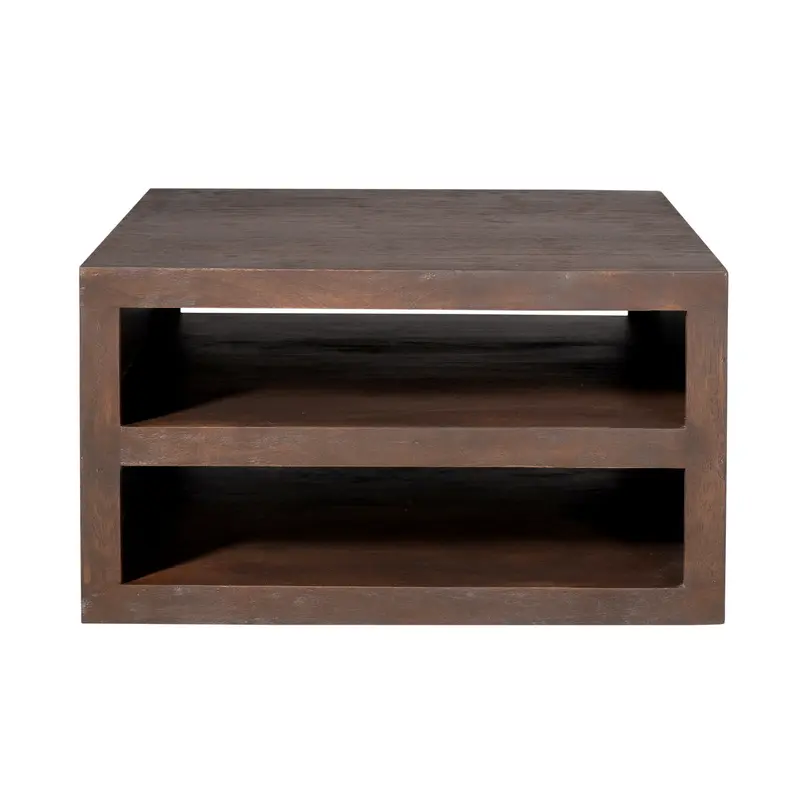 Salontafel Brussel Mangohout Bruin 80cm Starfurn