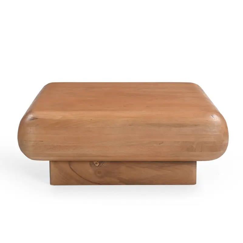 Salontafel Fedde Mangohout Naturel Vierkant 80cm Starfurn