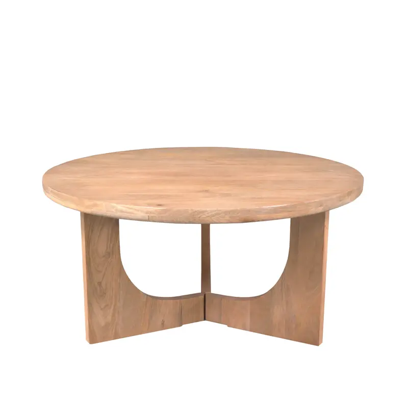 Salontafel Guus Mangohout Naturel 80cm Starfurn