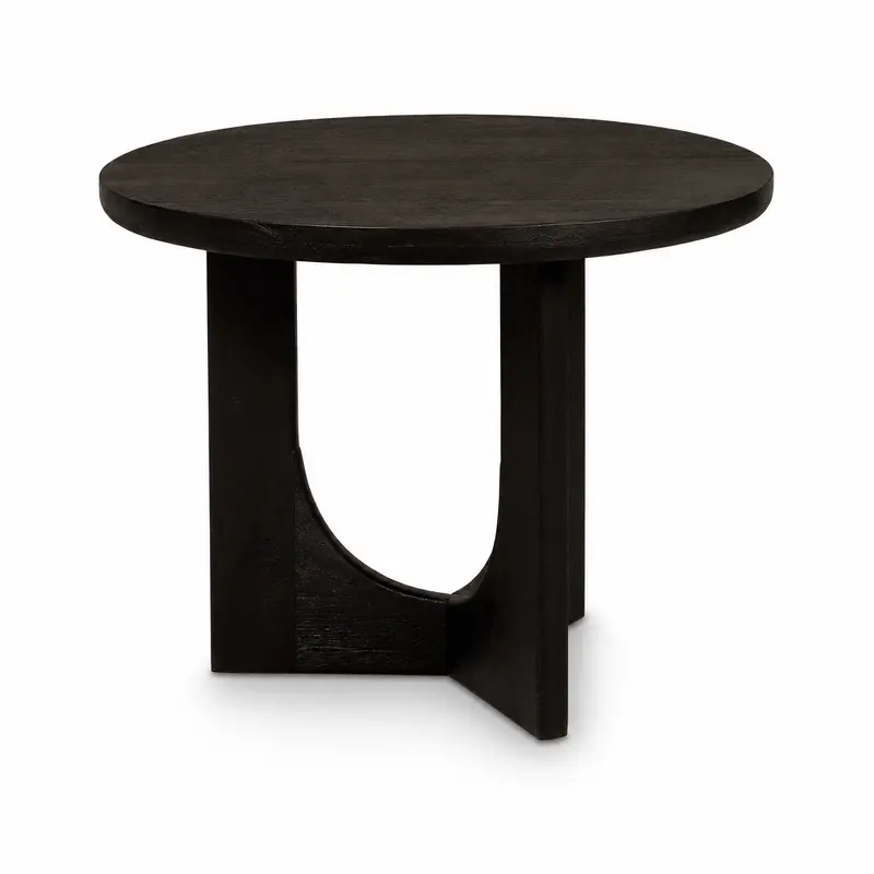 Salontafel Guus Mangohout Zwart 60cm Starfurn