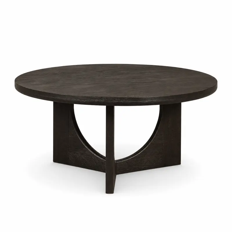 Salontafel Guus Mangohout Zwart 80cm Starfurn