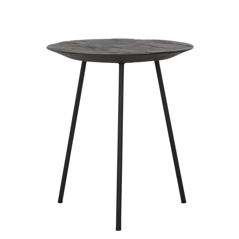 Salontafel Highlight Jupiter Teakhout Zwart Ø40cm DTP Home