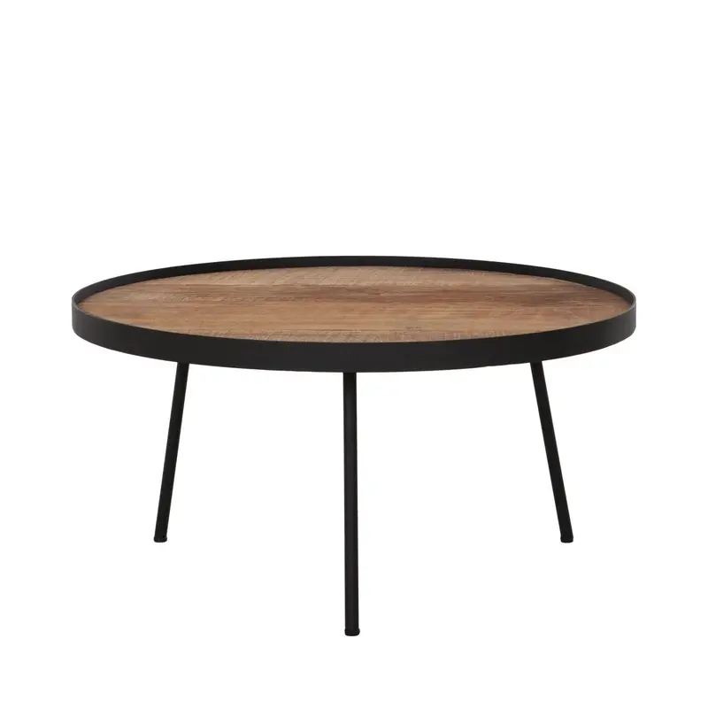 Salontafel Highlight Saturnus Teakhout Naturel Ø60cm DTP Home
