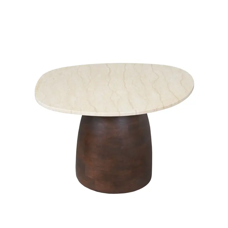 Salontafel Liv Organisch Bruin 80cm Starfurn