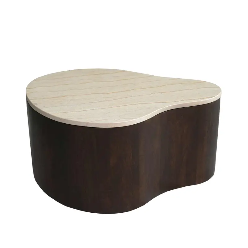 Salontafel Lovi Mangohout Bruin 77cm Starfurn